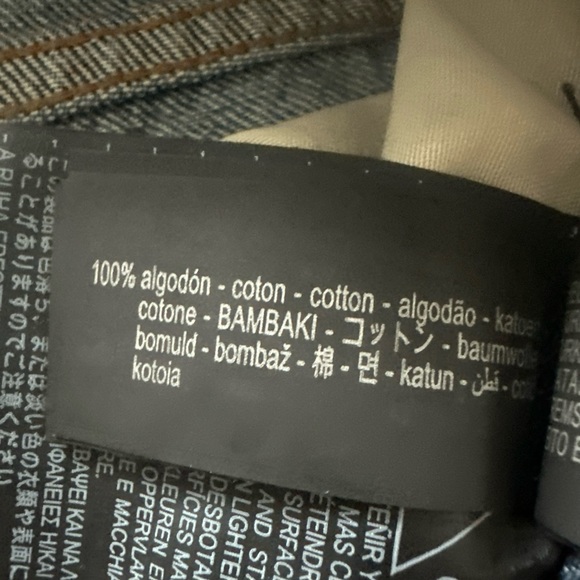 Zara Wide Leg, Medium Wash Jeans. Size 4. 100% Cotton. New W/O Tags - Picture 4 of 8